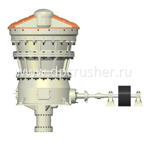 Гидравлическая гирационная дробилка